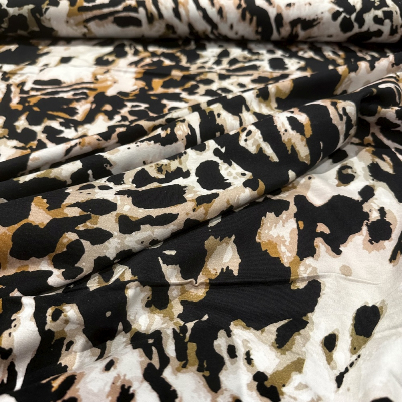 Baumwolljersey Leo Print